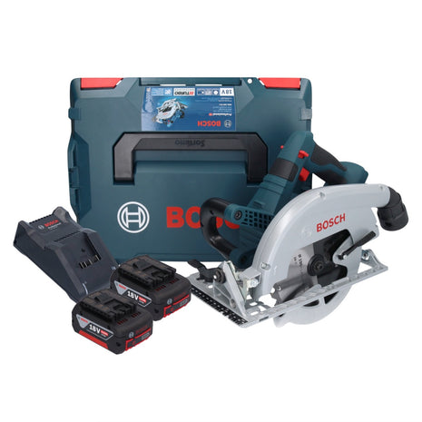 Bosch GKS 18V-70 L Akku Kreissäge 18 V Brushless 190 mm BITURBO + 2x Akku 5,0 Ah + Ladegerät + L-Boxx - Toolbrothers