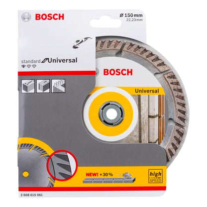 Bosch Standard for Universal Diamanttrennscheibe 150 x 22,23 mm 10 Stk. ( 2608615062 ) - Toolbrothers