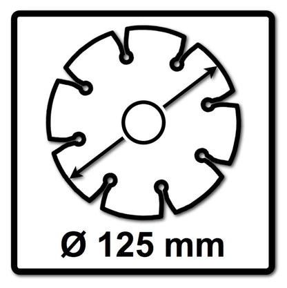 Bosch Standard for Universal Diamanttrennscheibe 125 x 22,23 mm 10 Stk. ( 2608615060 ) für Beton, Stahl-Beton, Back-, Kalk- und Sand-Stein