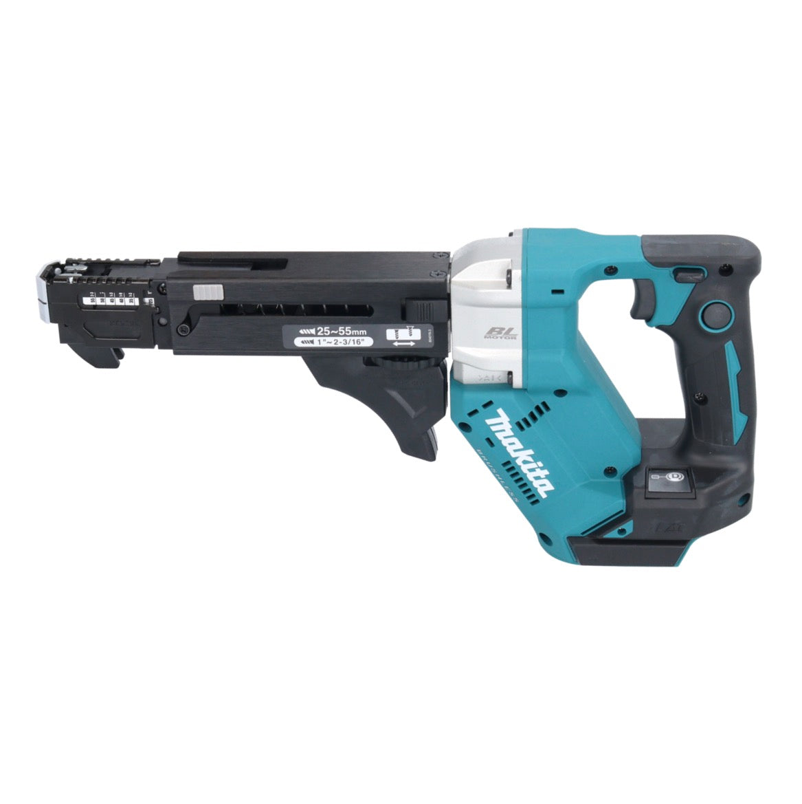 Makita DFR 551 M1 Akku Magazinschrauber 18 V 25 - 55 mm Brushless + 1x Akku 4,0 Ah - ohne Ladegerät - Toolbrothers