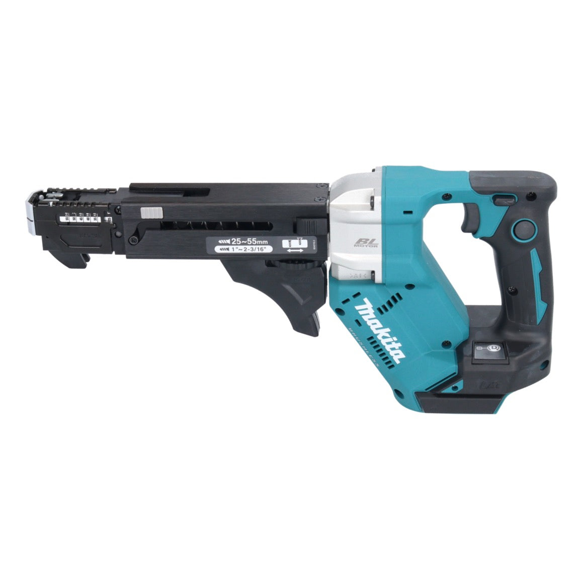 Makita DFR 551 RG Akku Magazinschrauber 18 V 25 - 55 mm Brushless + 2x Akku 6,0 Ah + Ladegerät - Toolbrothers