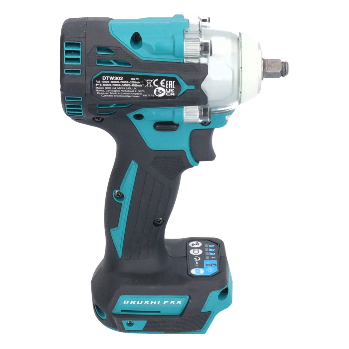 Makita DTW 302 RM Akku Schlagschrauber 18 V 300 Nm 3/8" Brushless + 2x Akku 4,0 Ah + Ladegerät - Toolbrothers