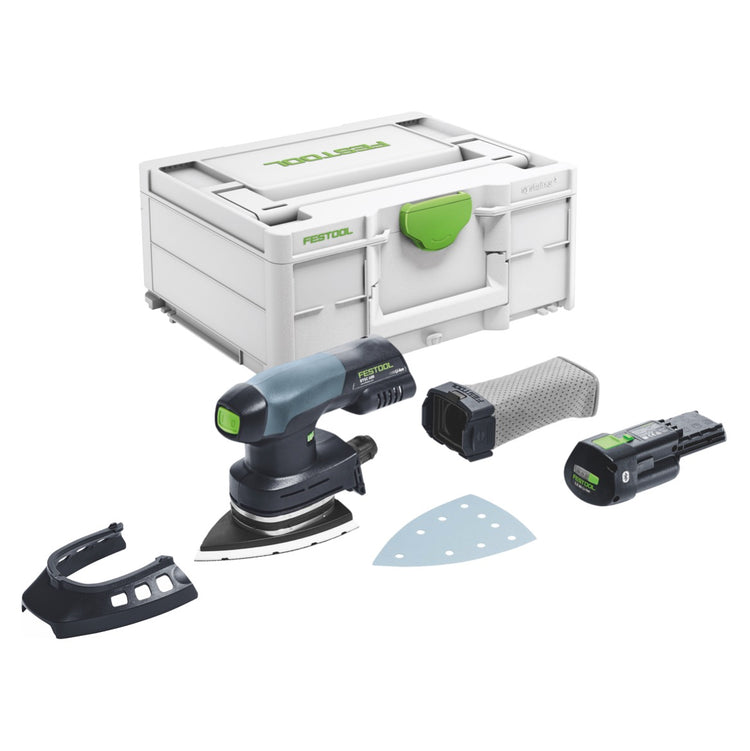 Festool DTSC 400-Basic Akku Deltaschleifer 18 V 100 x 150 mm Brushless + 1x Akku 3,0 Ah + Systainer - ohne Ladegerät - Toolbrothers