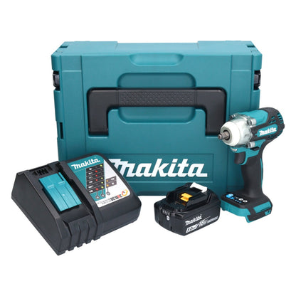 Makita DTW 302 RT1J Akku Schlagschrauber 18 V 300 Nm 3/8" Brushless + 1x Akku 5,0 Ah + Ladegerät + Makpac - Toolbrothers