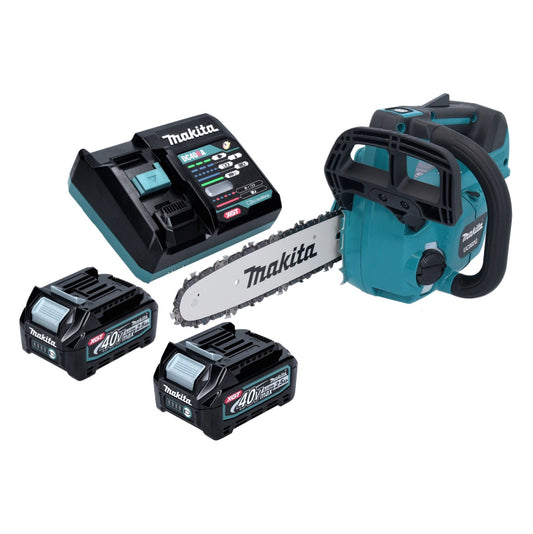 Makita UC 002 GD201 Akku Kettensäge 40 V max. 25 cm 24,8 m/s Brushless + 2x Akku 2,5 Ah + Ladegerät