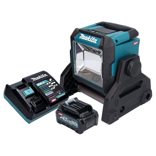 Makita ML003GA101 Akku LED Baustrahler 18 V / 40 V max. 1100 lm + 1x Akku 2,0 Ah + Ladegerät