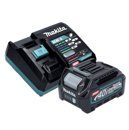 Makita ML003GA101 Projecteur de chantier LED à batterie 18 V / 40 V max 1100 lm + 1x batterie 2,0 Ah + chargeur