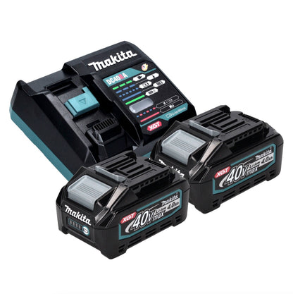 Makita ML003GM201 Projecteur de chantier LED à batterie 18 V / 40 V max 1100 lm + 2x batteries 4,0 Ah + chargeur