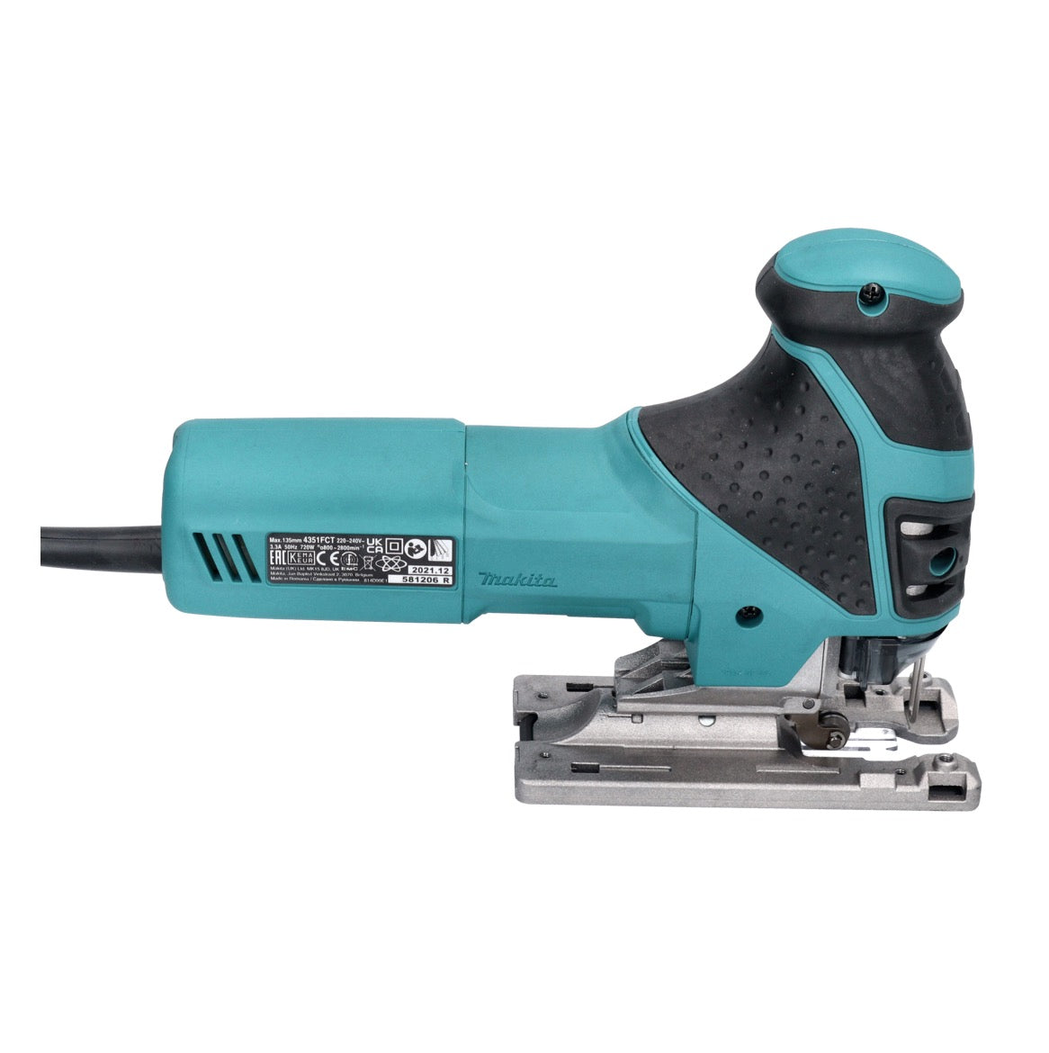 Makita 4351 FCTJ Pendelhubstichsäge 720W + 6 tlg. Sägeblattset + Makpac - Toolbrothers