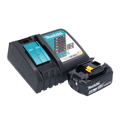 Makita DMR 108 RM1 Radio à batterie 10,8 V - 18 V Bluetooth IP64 + 1x batterie 4,0 Ah + chargeur