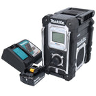 Makita DMR 108 RG1 radio batería 10,8 V - 18 V Bluetooth IP64 + 1x batería 6,0 Ah + cargador