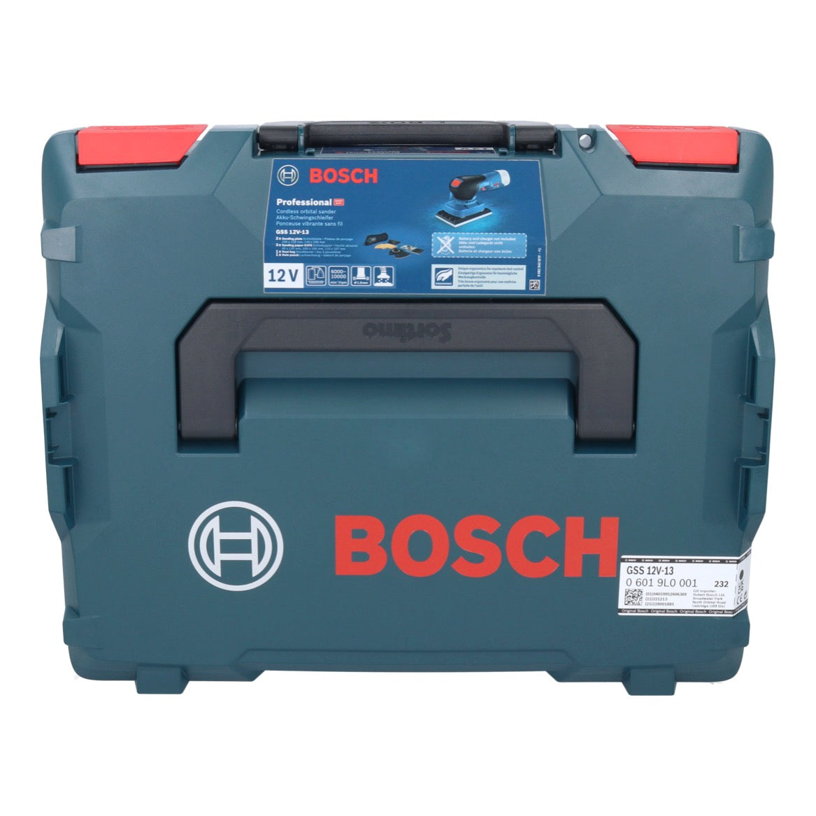 Bosch GSS 12V-13 Professional Akku Schwingschleifer 12 V + 1x Akku 6,0 Ah + Ladegerät + L-BOXX - Toolbrothers