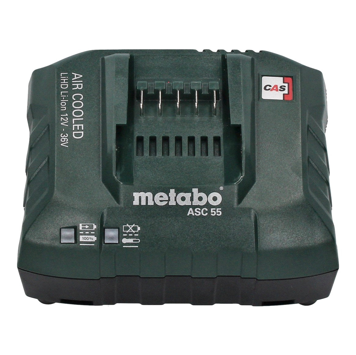 Metabo Basic Set 1x Li-Power Akkupack 18 V 2,0 Ah CAS Li-Ion Akku ( 625596000 ) + ASC 55 Ladegerät AIR COOLED 12 - 36 V ( 627044000 ) - Toolbrothers