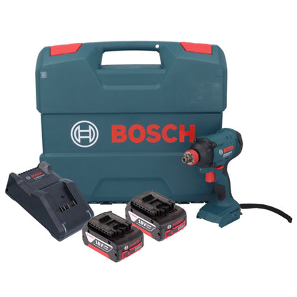 Clé à chocs rotative sans fil Bosch GDX 18V-180 18 V 180 Nm 1/2" + 2x batteries 3,0 Ah + chargeur + mallette en L