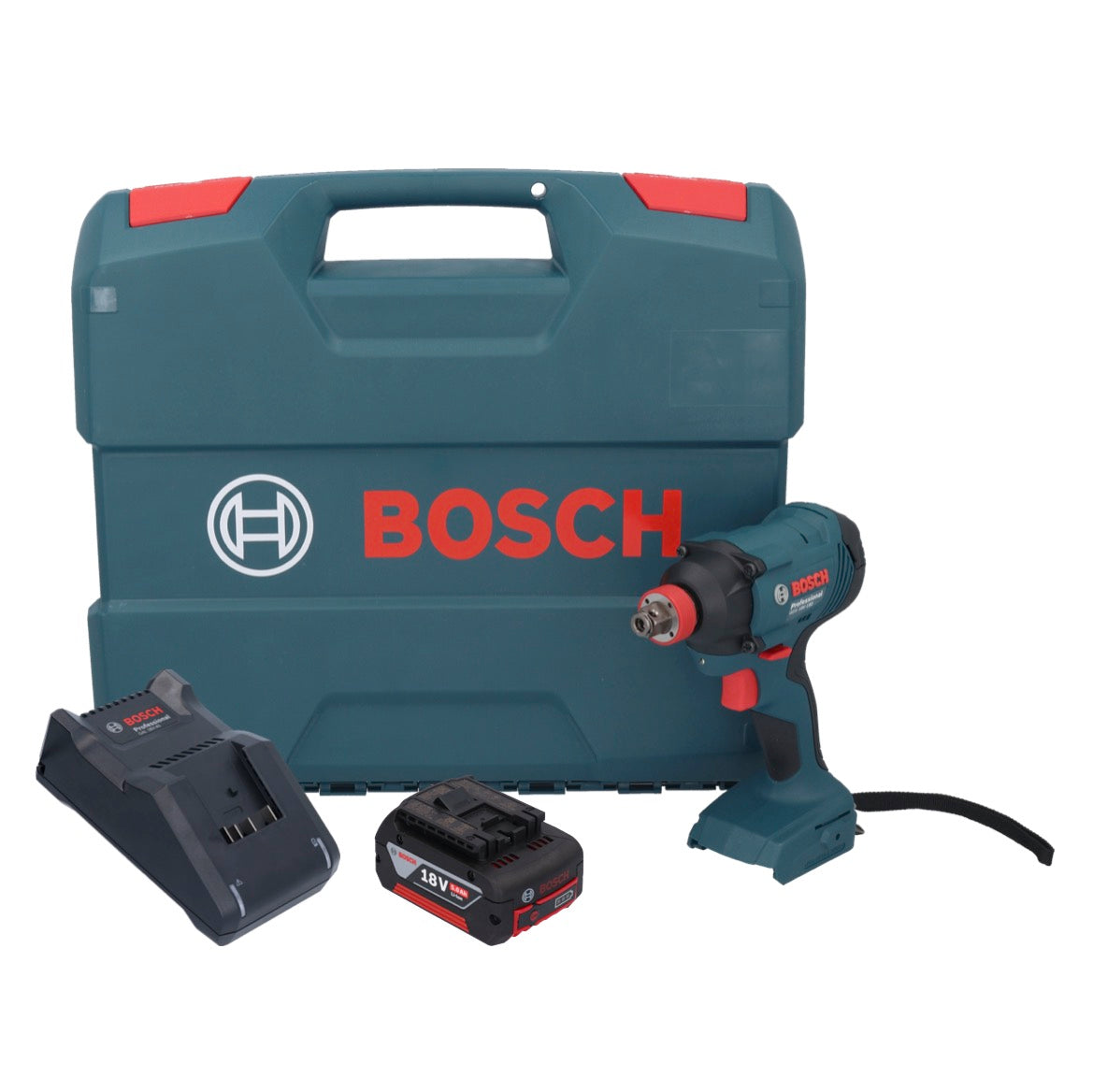 Bosch GDX 18V-180 Akku Drehschlagschrauber 18 V 180 Nm 1/2" + 1x Akku 5,0 Ah + Ladegerät + L-Case - Toolbrothers