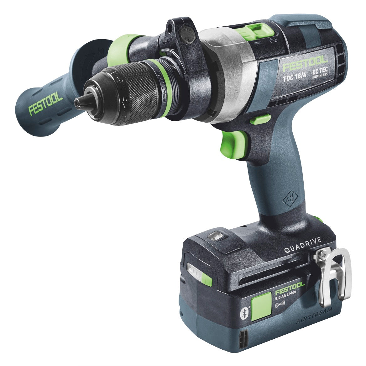 Festool TDC 18/4 5,0/4,0 I-Plus Akku Bohrschrauber 18 V 75 Nm ( 577649 ) Brushless + 1x Akku 4,0 Ah + 1x Akku 5,0 Ah + Ladegerät + Systainer - Toolbrothers