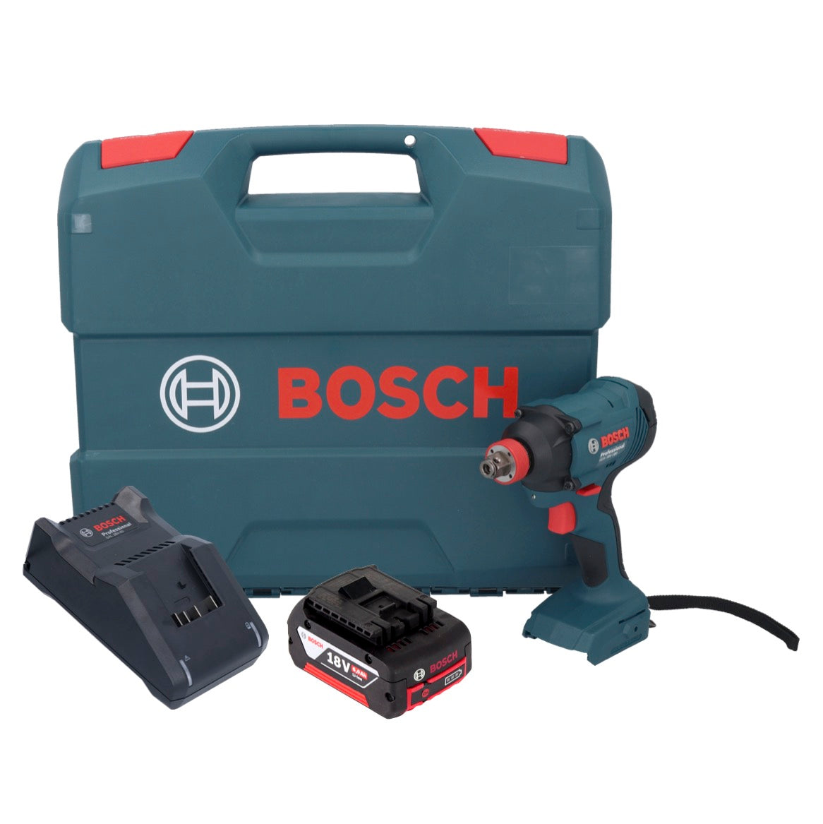 Clé à chocs rotative sans fil Bosch GDX 18V-180 18 V 180 Nm 1/2" + 1x batterie 6,0 Ah + chargeur + mallette en L