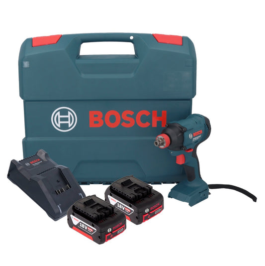 Bosch GDX 18V-180 Akku Drehschlagschrauber 18 V 180 Nm 1/2" + 2x Akku 6,0 Ah + Ladegerät + L-Case