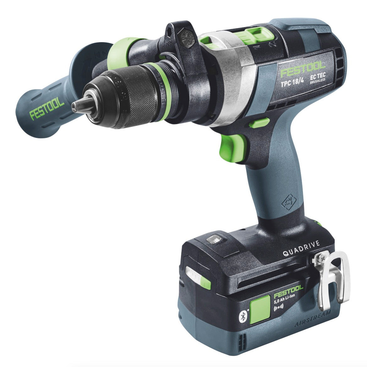 Festool TPC 18/4 5,0/4,0 I-Plus Akku Schlagbohrschrauber 18 V 75 Nm ( 577651 ) Brushless + 1x Akku 4,0 Ah + 1x Akku 5,0 Ah + Ladegerät + Systainer - Toolbrothers