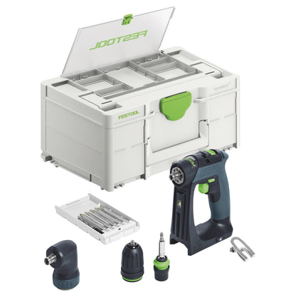 Festool CXS 18-Basic-Set Akku Bohrschrauber 18 V 40 Nm Brushless ( 577333 ) + Systainer - ohne Akku, ohne Ladegerät - Toolbrothers