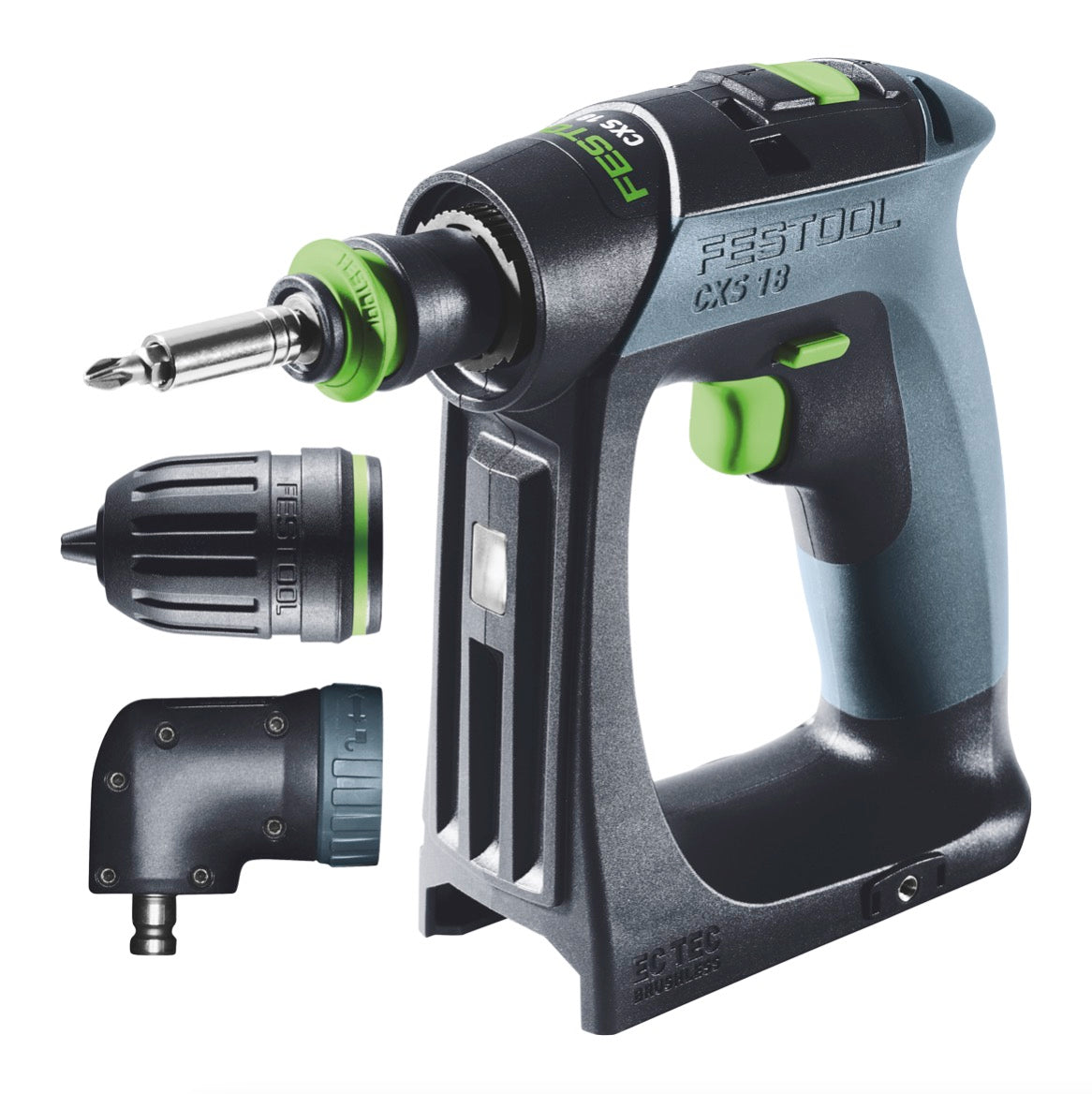 Festool CXS 18-Basic-Set Akku Bohrschrauber 18 V 40 Nm Brushless ( 577333 ) + Systainer - ohne Akku, ohne Ladegerät - Toolbrothers