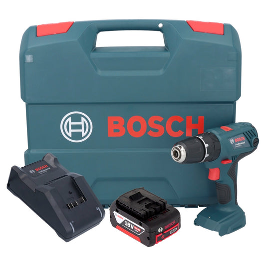 Bosch GSB 18V-21 Akku Schlagbohrschrauber 18 V 55 Nm + 1x Akku 6,0 Ah + Ladegerät + L-Case