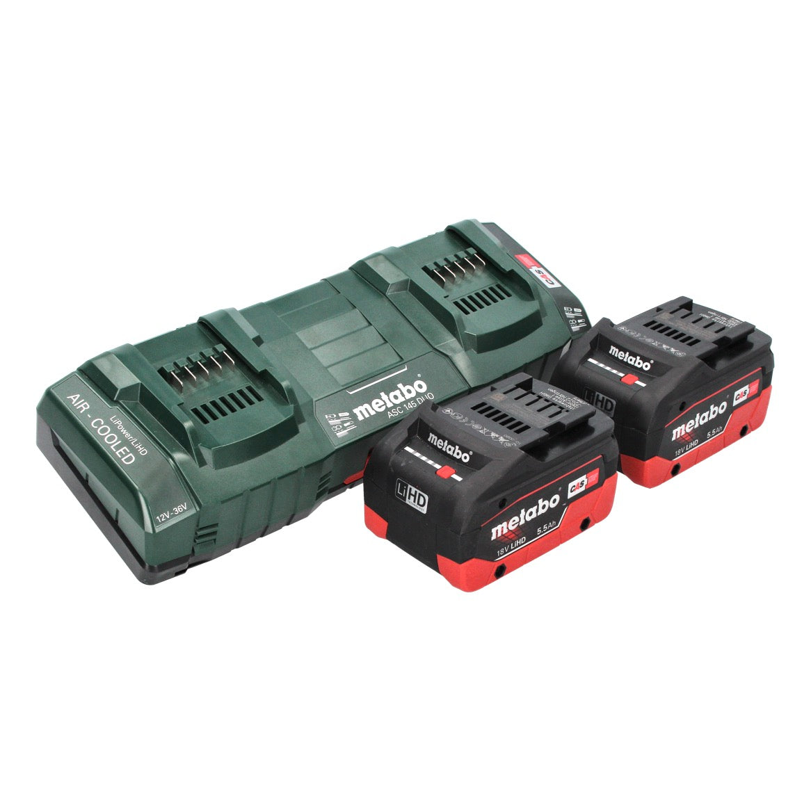 Metabo MA 36-18 LTX BL Q Akku Multifunktionsantrieb 36 V ( 2x 18 V ) Brushless + 2x Akku 5,5 Ah + Doppel Ladegerät - Toolbrothers