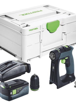 Festool CXS 18 Akku Bohrschrauber 18 V 40 Nm Brushless + 1x Akku 5,0 Ah + Ladegerät + Systainer - Toolbrothers