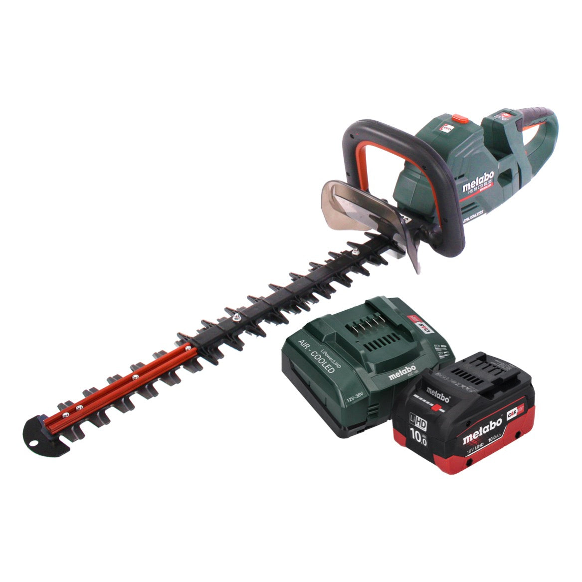 Metabo HS 18 LTX BL 55 Akku Heckenschere 18 V 50 cm Brushless + 1x Akku 10,0 Ah + Ladegerät - Toolbrothers