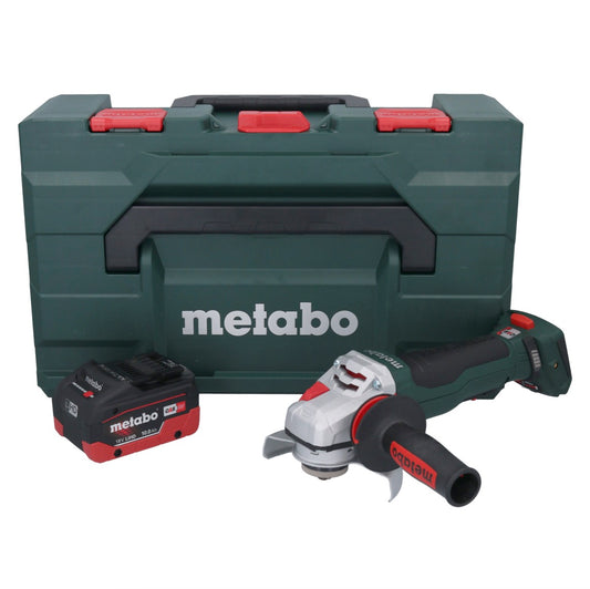 Metabo WPBA 18 LTX BL 15-125 Quick DS Akku Winkelschleifer 18 V 125 mm Brushless + 1x Akku 10,0 Ah + metaBOX - ohne Ladegerät