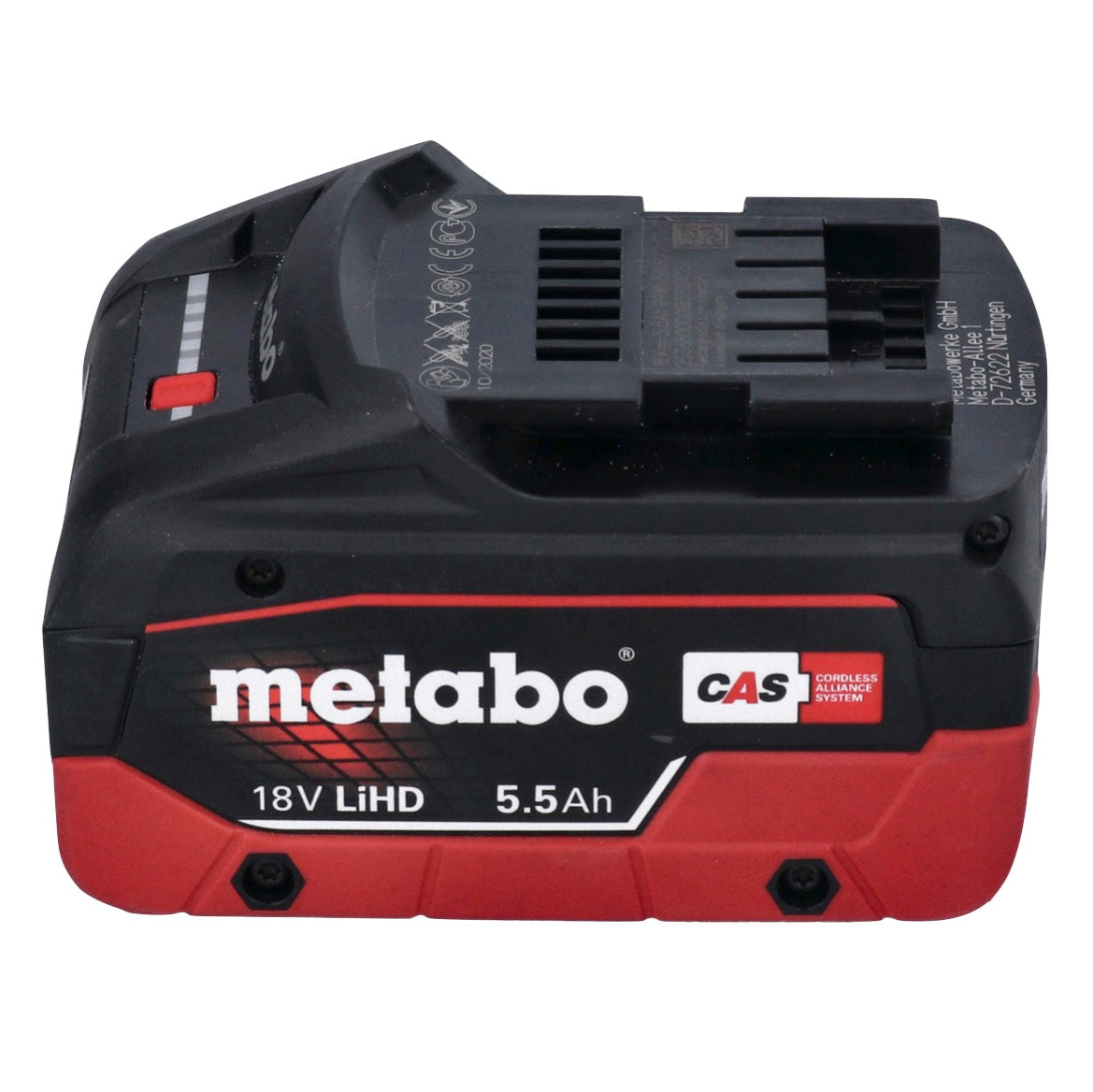 Metabo WB 18 LTX BL 15-125 Meuleuse d'angle sur batterie Quick 18 V 125 mm sans balais + 1x batterie 5,5 Ah + métaBOX - sans chargeur