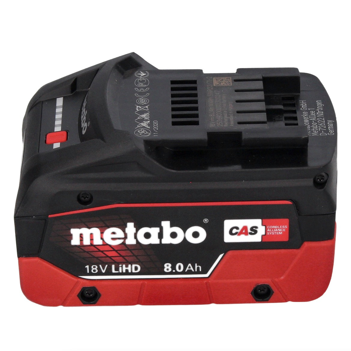 Metabo WB 18 LTX BL 15-125 Quick Akku Winkelschleifer 18 V 125 mm Brushless + 1x Akku 8,0 Ah + metaBOX - ohne Ladegerät