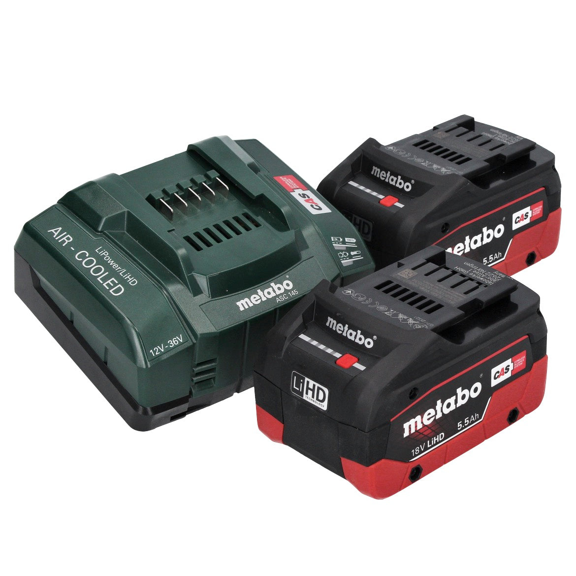 Metabo W 18 L BL 9-125 Akku Winkelschleifer 18 V 125 mm Brushless + 2x Akku 5,5 Ah + Ladegerät + metaBOX - Toolbrothers