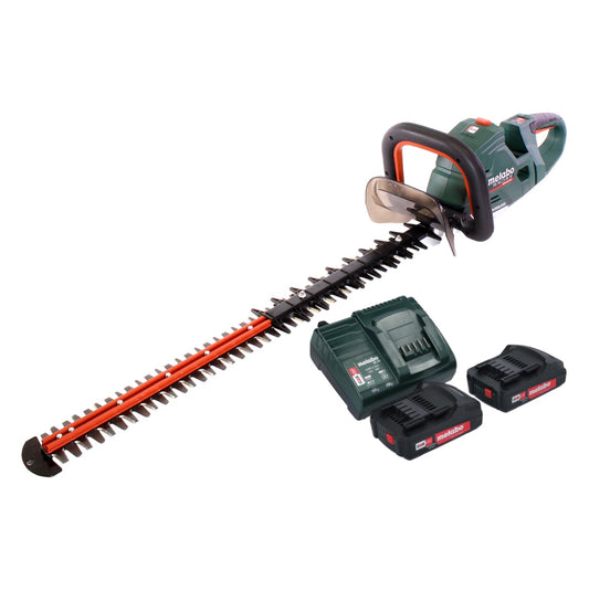 Metabo HS 18 LTX BL 75 Akku Heckenschere 18 V 75 cm Brushless + 2x Akku 2,0 Ah + Ladegerät - Toolbrothers