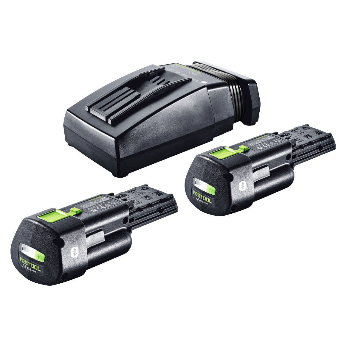 Festool Energie Set 2x BP 18 Li 3,0 Ergo I Akku 18 V 3,0 Ah / 3000 mAh Li-Ion ( 2x 577704 ) + TCL 6 Ladegerät ( 201135 ) - Toolbrothers