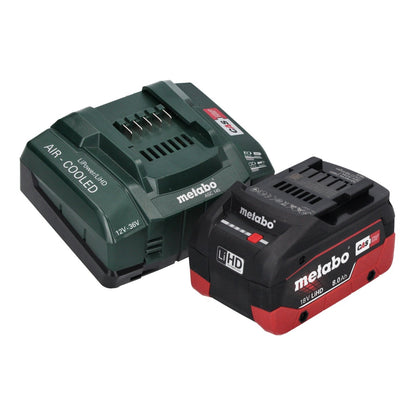 Metabo W 18 L 9-125 Akku Winkelschleifer 18 V 125 mm + 1x Akku 8,0 Ah + Ladegerät + metaBOX - Toolbrothers