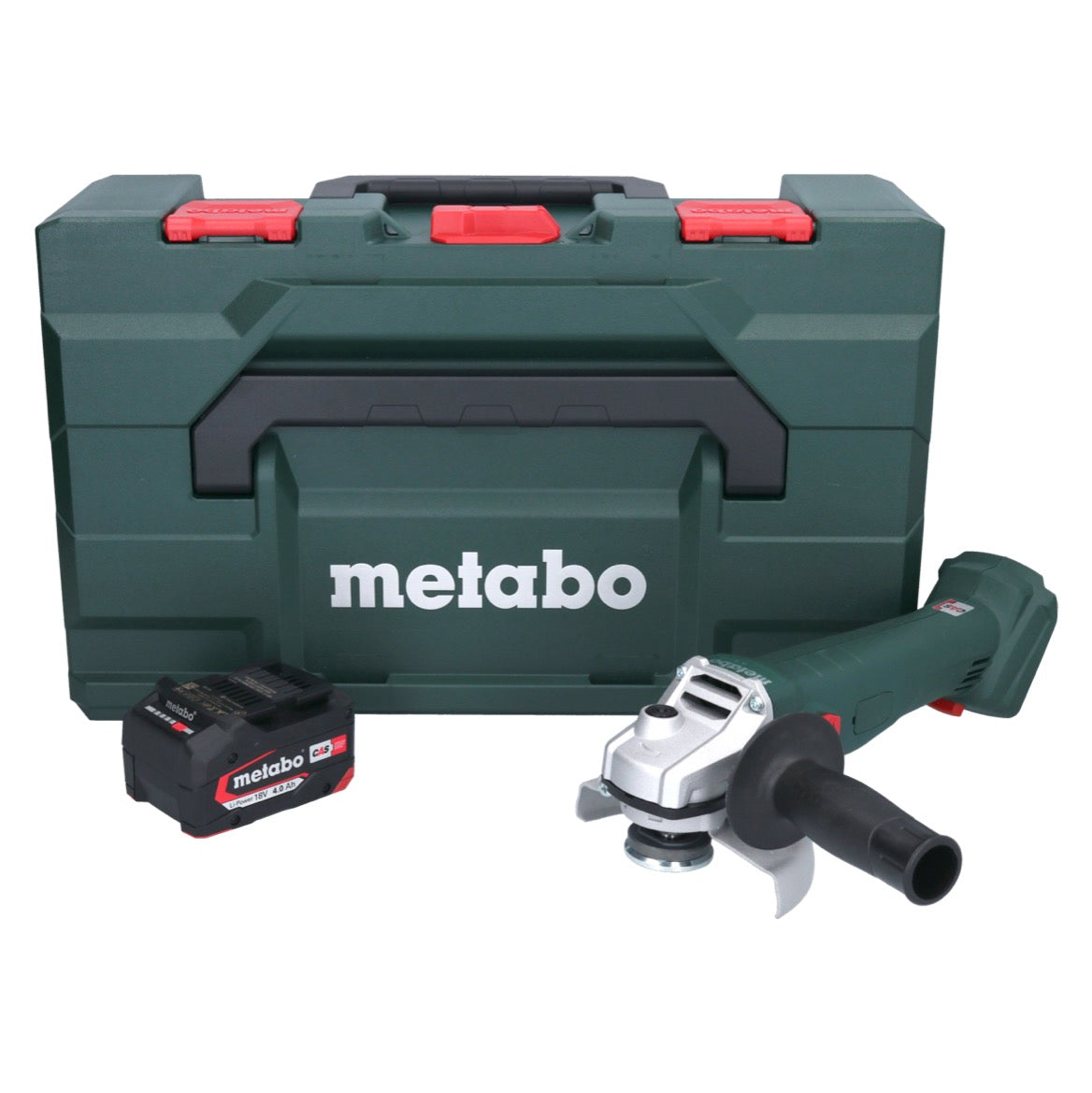 Meuleuse d'angle sans fil Metabo W 18 7-125 18 V 125 mm + 1x batterie 4,0 Ah + metaBOX - sans chargeur