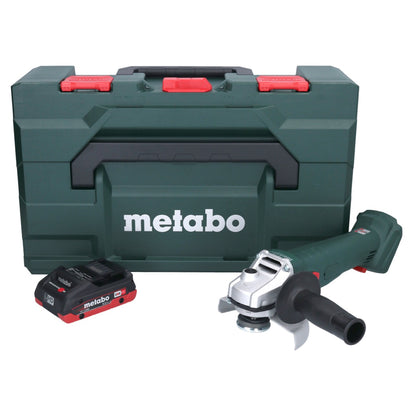 Metabo W 18 7-125 Akku Winkelschleifer 18 V 125 mm + 1x Akku 4,0 Ah + metaBOX - ohne Ladegerät - Toolbrothers