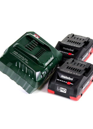 Taille-haie à batterie Metabo AHS 18-55 V 18 V 53 cm (600463800) + 2x batterie 4,0 Ah + chargeur