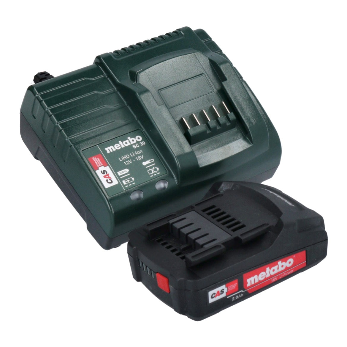 Taille-haie à batterie Metabo AHS 18-55 V 18 V 53 cm + 1x batterie 2,0 Ah + chargeur