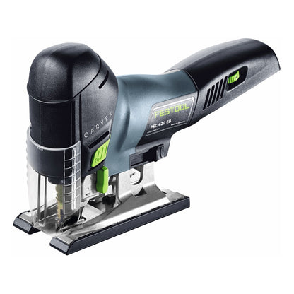 Festool CARVEX PSC 420-Basic scie sauteuse pendulaire sur batterie 18 V 120 mm sans balais + 1x batterie 5,0 Ah + chargeur + systainer