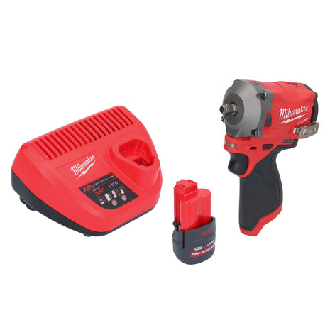 Milwaukee M12 FIW38-251 Akku Schlagschrauber 12 V 339 Nm 3/8" Brushless + 1x Akku 2,5 Ah + Ladegerät - Toolbrothers