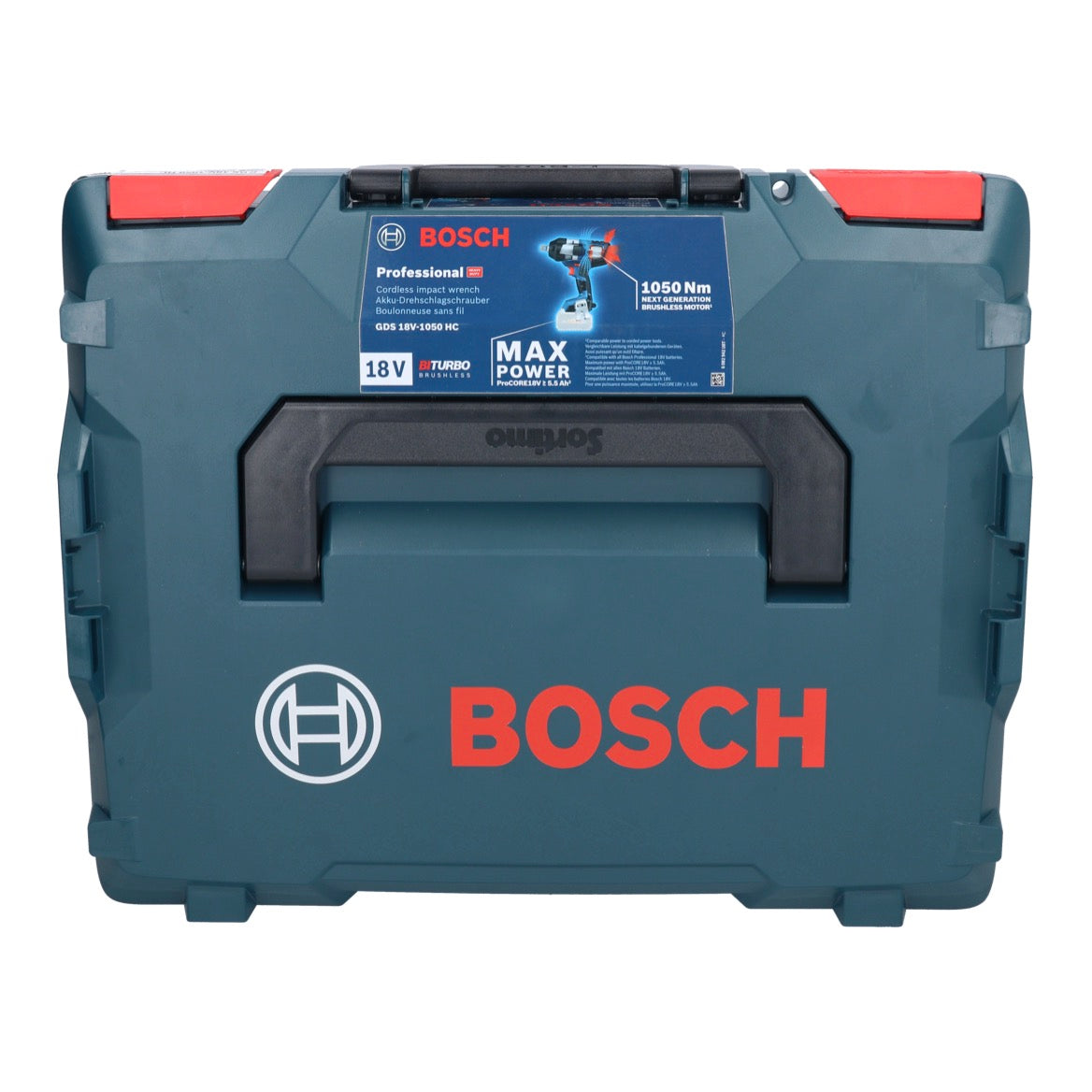 Bosch GDS 18V-1050 HC Akku Drehschlagschrauber 18 V 1050 Nm BITURBO Brushless + 1x Akku 5,0 Ah + L-Boxx - ohne Ladegerät - Toolbrothers