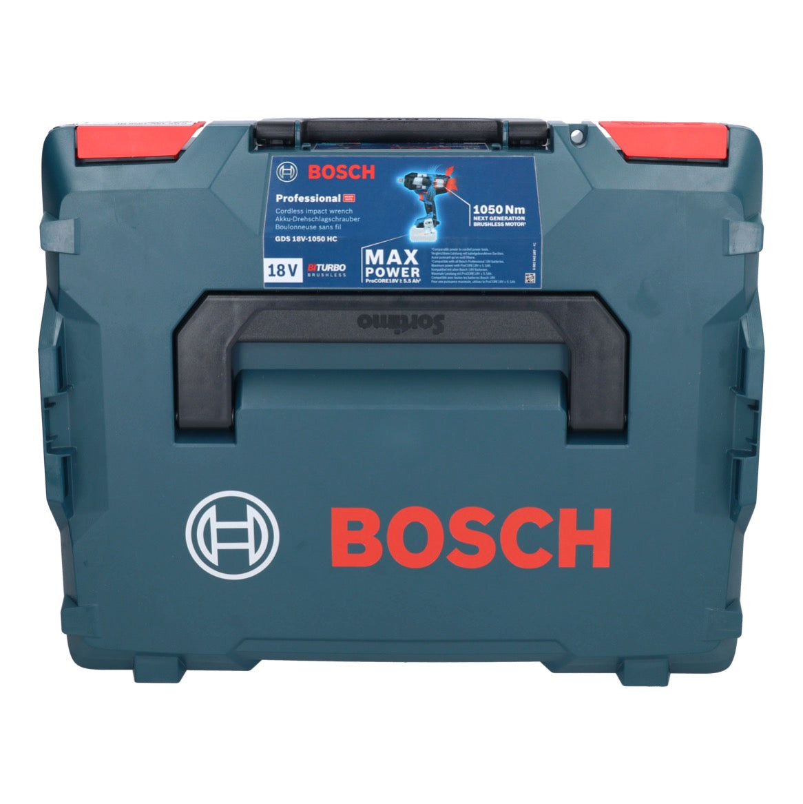 Bosch GDS 18V-1050 HC Akku Drehschlagschrauber 18 V 1050 Nm BITURBO Brushless + 1x Akku 5,0 Ah + Ladegerät + L-Boxx - Toolbrothers