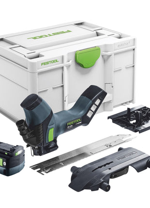 Festool ISC 240 EB-Basic Akku Dämmstoffsäge 18 V 240 mm + 1x Akku 5,0 Ah + Systainer - ohne Ladegerät - Toolbrothers