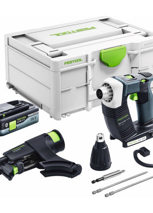 Festool DURADRIVE DWC 18-4500 Basic Akku Bauschrauber 18 V 14 Nm Brushless + 1x Akku 4,0 Ah + Systainer - ohne Ladegerät - Toolbrothers