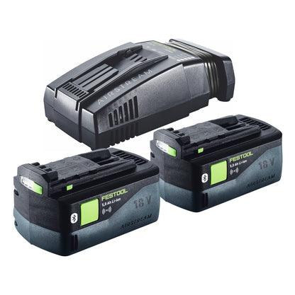 Festool HKC 55 5,0 EBI-Plus-SCA Akku Handkreissäge 18 V 160 mm Brushless ( 577678 ) + 2x Akku 5,0 Ah + Ladegerät + Systainer - Toolbrothers