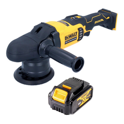 DeWalt DCM 848 N Akku Exzenterpolierer 18 V 125 mm Brushless + 1x Akku 4,0 Ah - ohne Ladegerät