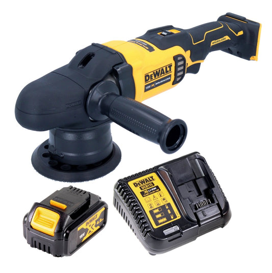 DeWalt DCM 848 M1 Akku Exzenterpolierer 18 V 125 mm Brushless + 1x Akku 4,0 Ah + Ladegerät