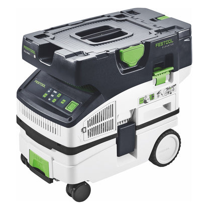 Festool CTLC MINI I-Basic Akku Absaugmobil 36 V ( 2x 18 V ) Staubkl. L + 2x Akku 5,0 Ah + Doppelladegerät + Systainer - Toolbrothers